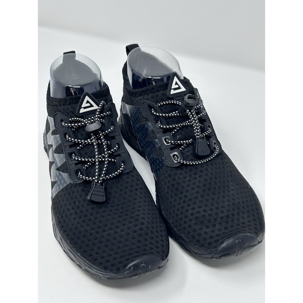 Racqua Black Women Water Shoes Barefoot Sport Beach Swim Shoes Sz 8-9